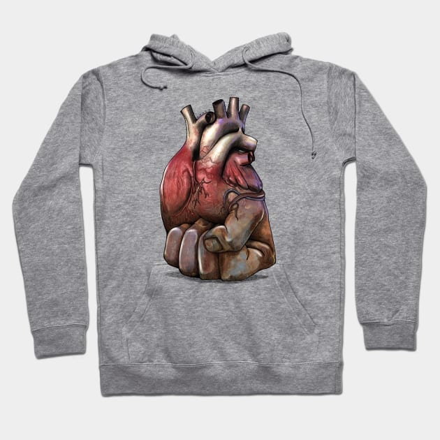 Love punch Hoodie by Arash Shayesteh